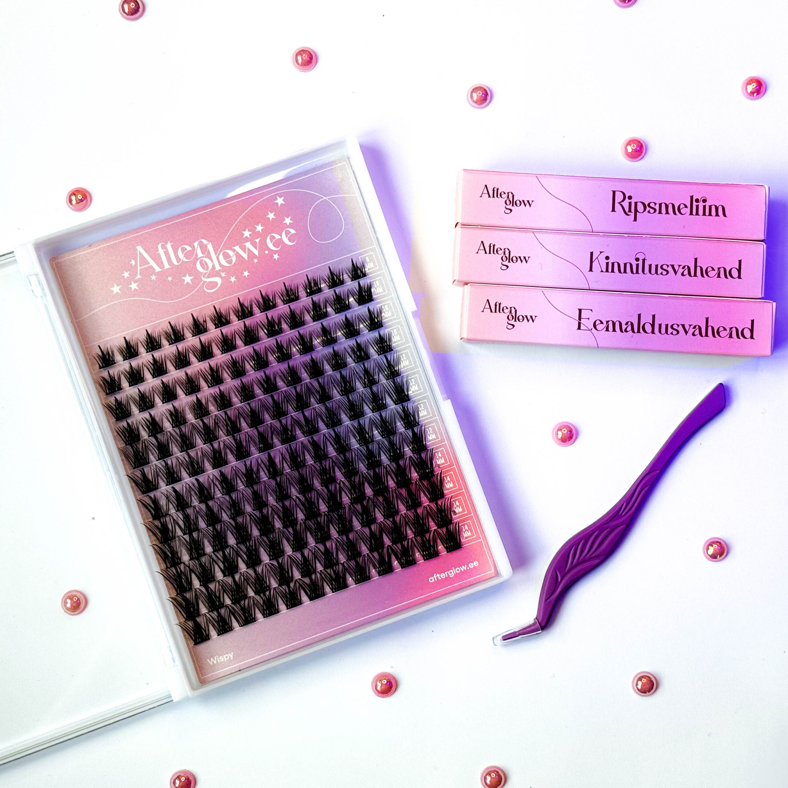 Ripsmetutikute komplekt “Wispy”