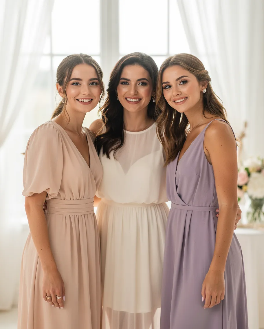 Rõõmsad modellid ripsmetega